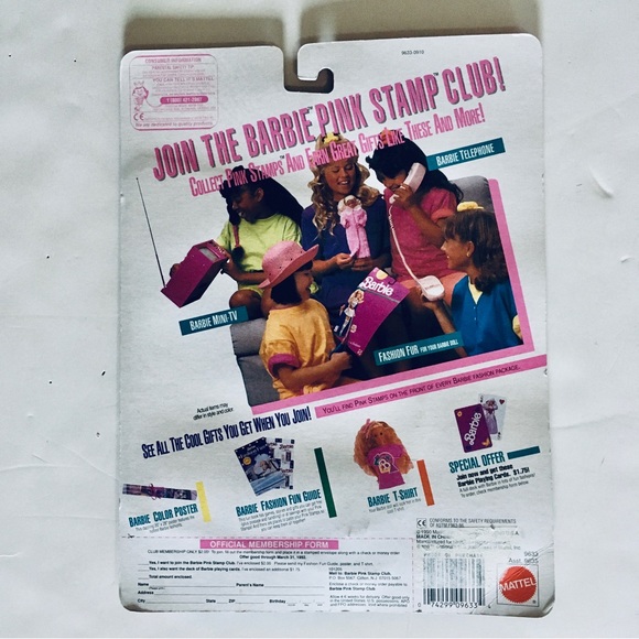 BARBIE: Midge Wedding Day Fashions #9635 Parisian Honeymoon Mattel 1990 - Picture 6 of 6